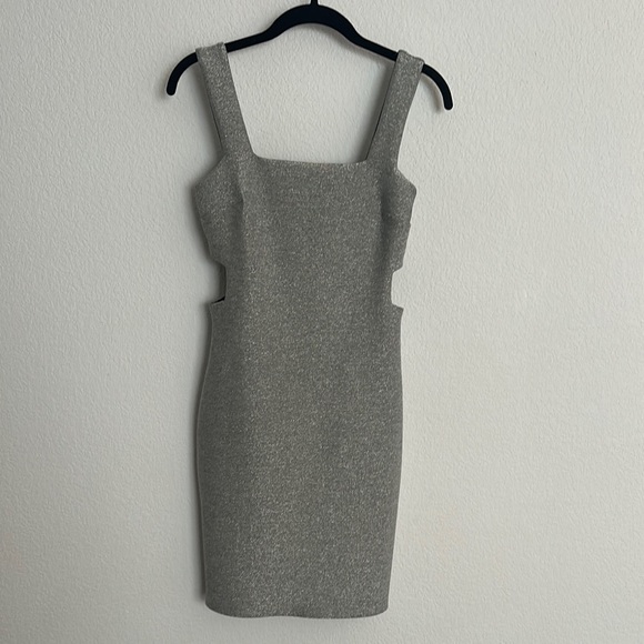Topshop Dresses & Skirts - TOPSHOP metallic stretch sexy open sides dress 4